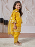 Girl's' Kurta Set With Dupatta